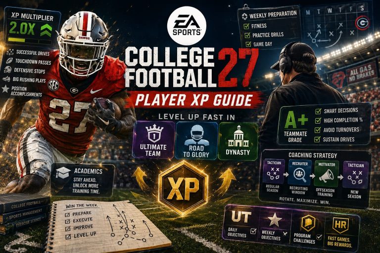 EA Sports College Football 27 Player XP Guide: How to Level Up Fast in Ultimate Team, Road to Glory, and Dynasty EA Sports College Football 27 Player XP Guide: How to Level Up Fast in Ultimate Team, Road to Glory, and Dynasty