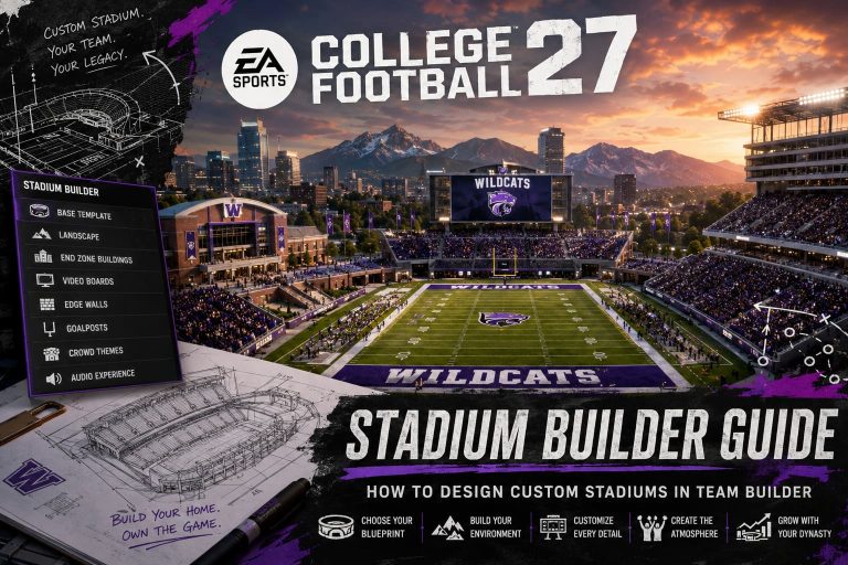 EA Sports College Football 27 Stadium Builder Guide: How to Design Custom Stadiums in Team Builder EA Sports College Football 27 Stadium Builder Guide: How to Design Custom Stadiums in Team Builder