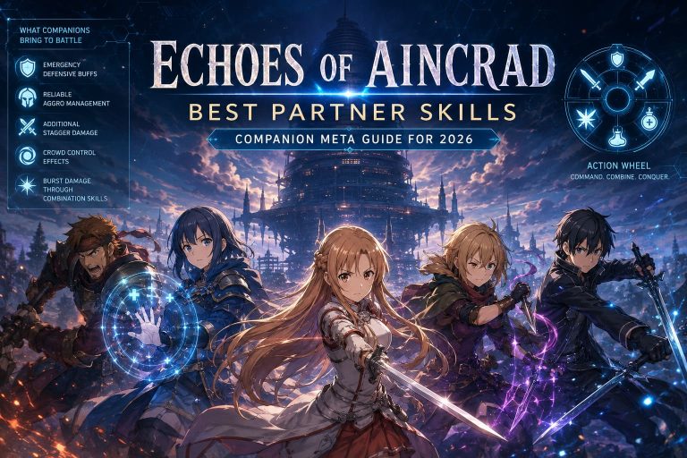 Echoes of Aincrad Best Partner Skills: Companion Meta Guide for 2026