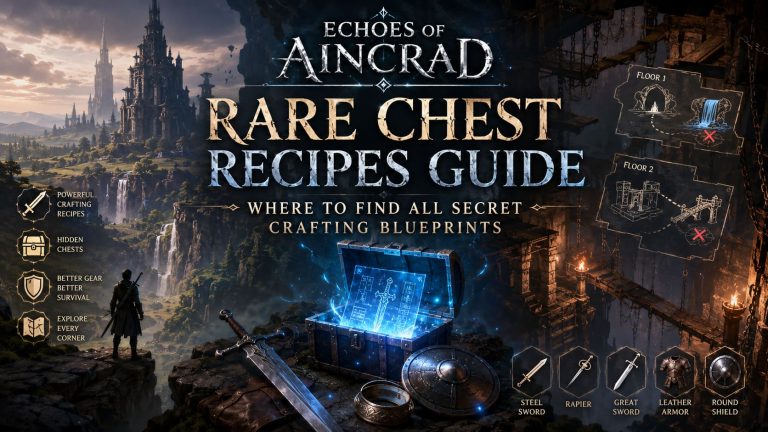 Echoes of Aincrad Rare Chest Recipes Guide: Where to Find All Secret Crafting Blueprints