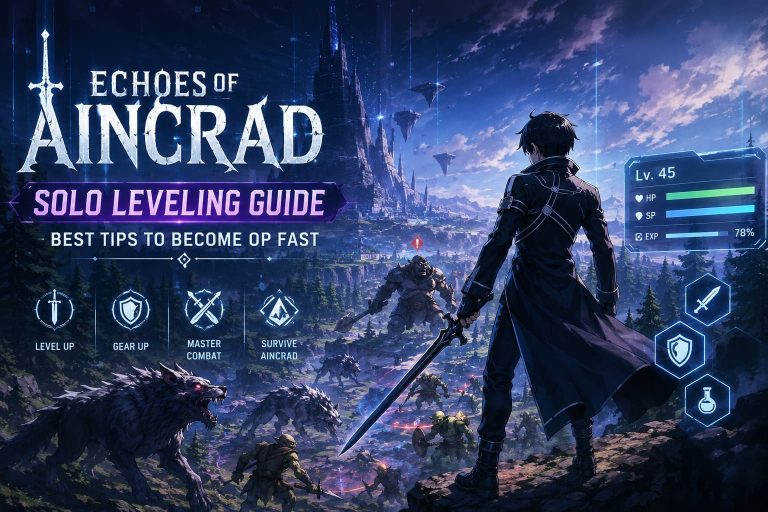 Echoes of Aincrad Solo Leveling Guide: Best Tips to Become OP Fast Echoes of Aincrad Solo Leveling Guide: Best Tips to Become OP Fast