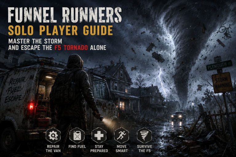 Funnel Runners Solo Player Guide: Master the Storm and Escape the F5 Tornado Alone