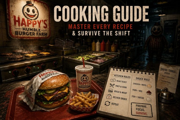 Happy’s Humble Burger Farm Cooking Guide: Master Every Recipe & Survive the Shift