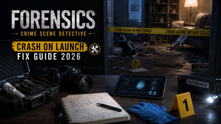 How to Fix Forensics: Crime Scene Detective Crash on Launch (2026 Guide)