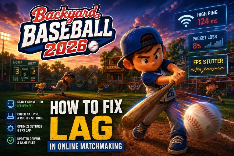 How to Fix Lag in Backyard Baseball 2026 Online Matchmaking: Complete Guide