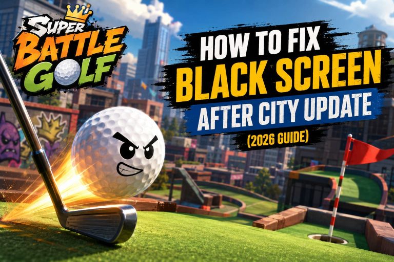 How to Fix Super Battle Golf Black Screen After City Update (2026 Guide)