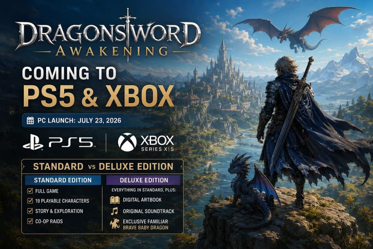 Is DragonSword Awakening Coming to PS5 or Xbox? Deluxe vs Standard Edition Comparison