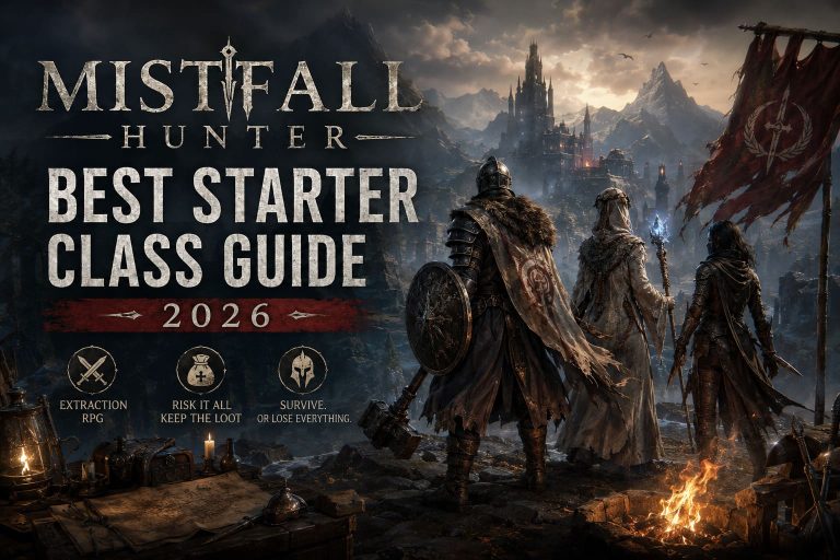 Mistfall Hunter Best Starter Class Guide (2026): Top Beginner Picks & Solo Meta