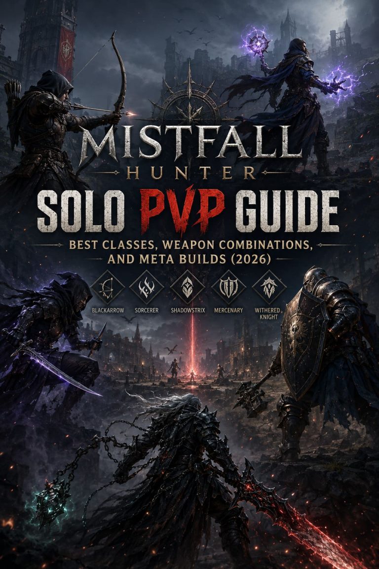 Mistfall Hunter Solo PvP Guide: Best Classes, Weapon Combinations, and Meta Builds (2026)