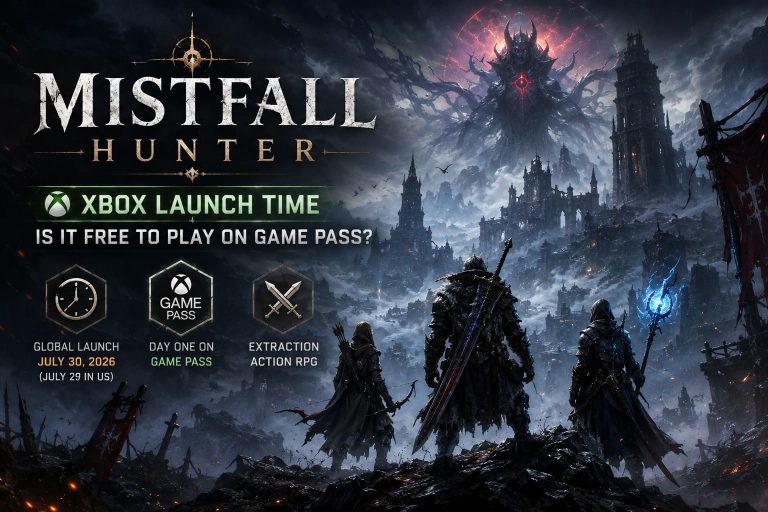 Mistfall Hunter Xbox Launch Time: Is It Free to Play on Game Pass?