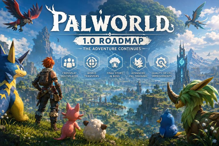 Palworld 1.0 Roadmap: Future Updates & Post-Launch Plans After Early Access Exit