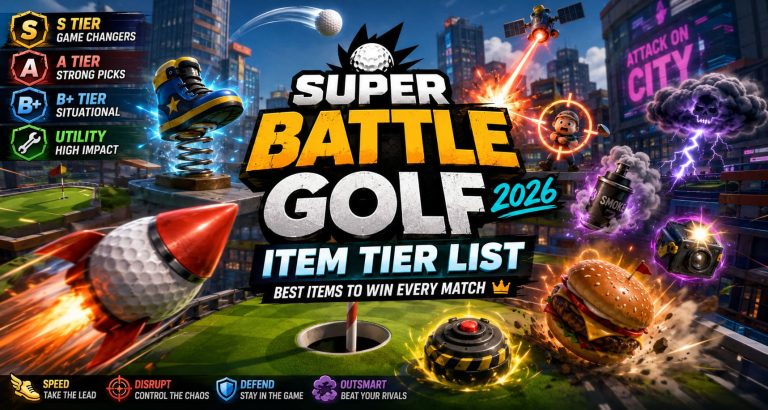 Super Battle Golf 2026 Item Tier List: Best Items to Win Every Match