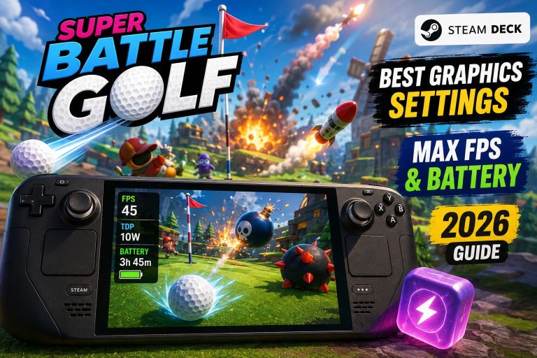 Super Battle Golf Steam Deck: Best Graphics Settings for Max FPS & Battery (2026 Guide)