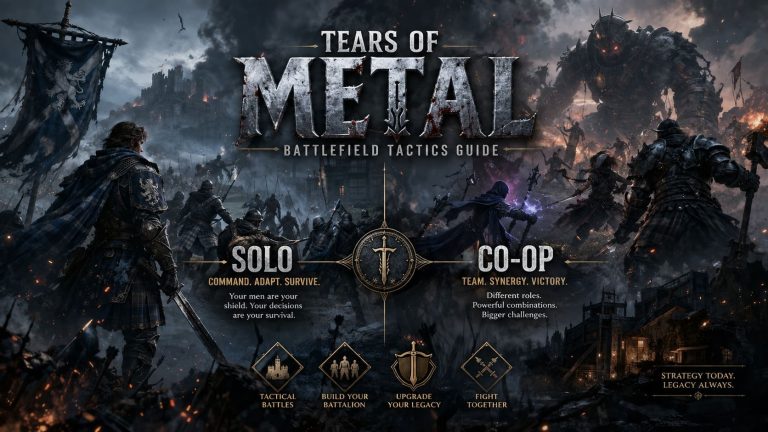 Tears of Metal Battlefield Tactics Guide: Solo vs Co-Op Strategy Breakdown