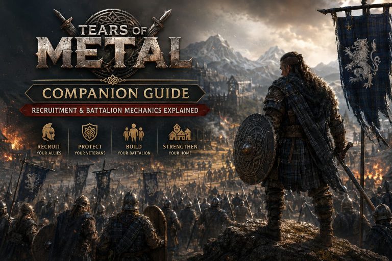 Tears of Metal Companion Guide: Recruitment and Battalion Mechanics Explained