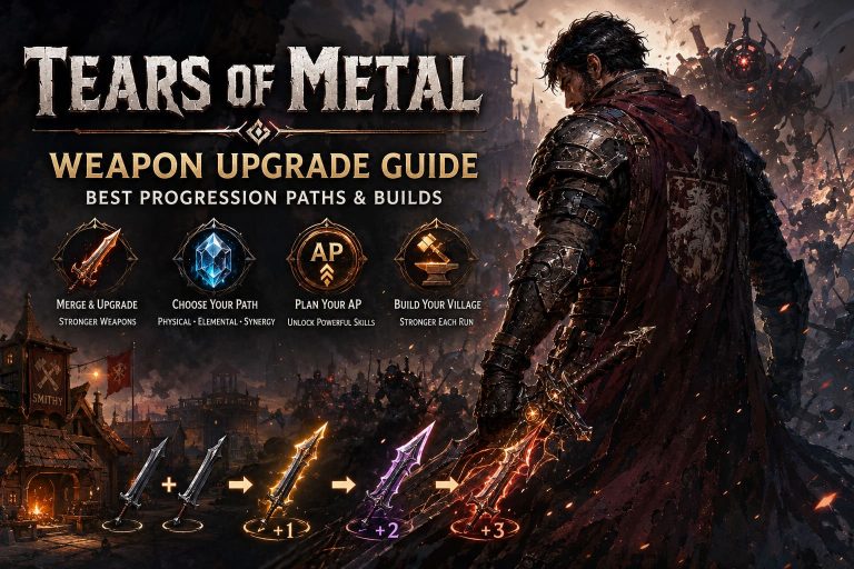 Tears of Metal Weapon Upgrade Guide: Best Progression Paths & Builds Tears of Metal Weapon Upgrade Guide: Best Progression Paths & Builds