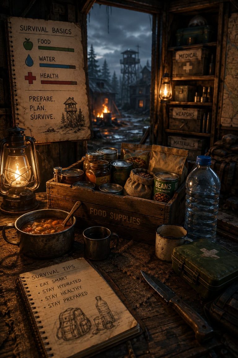 The Left Behind Survival Guide: Master Food, Water, Health Bars, and Efficient Food Storage
