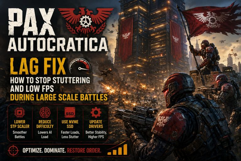 Pax Autocratica Lag Fix: How to Stop Stuttering and Low FPS During Large Scale Battles