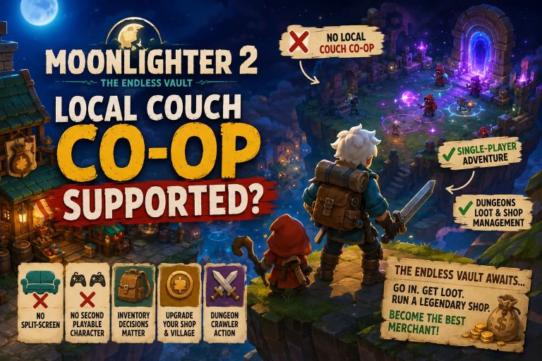 Is Moonlighter 2 Local Couch Co-Op Supported? Full Multiplayer Guide