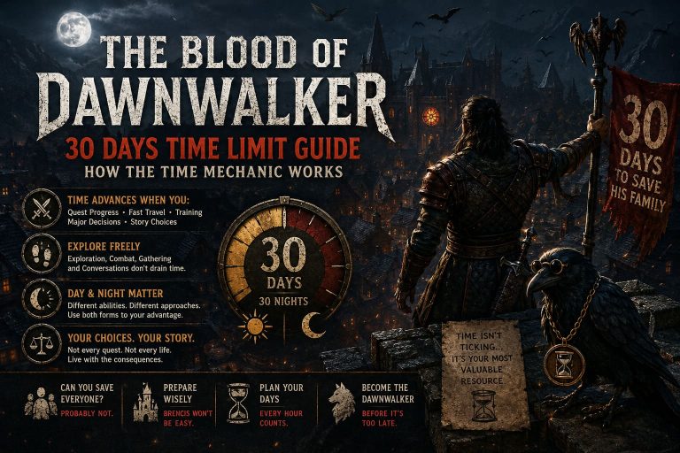 The Blood of Dawnwalker 30 Days Time Limit Guide: How the Time Mechanic Works