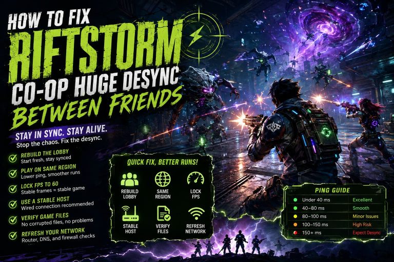 How to Fix Riftstorm Co-Op Huge Desync Between Friends How to Fix Riftstorm Co-Op Huge Desync Between Friends