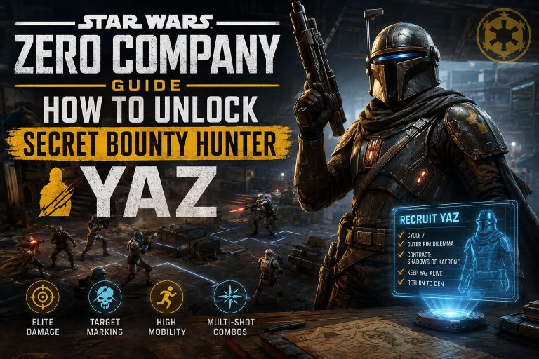 Star Wars Zero Company Guide: How to Unlock Secret Bounty Hunter Yaz
