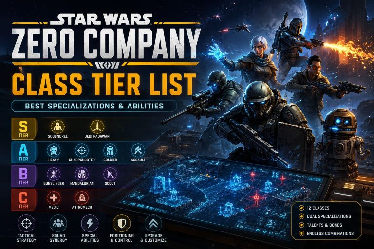 Star Wars Zero Company Class Tier List: Best Specializations and Abilities Ranked