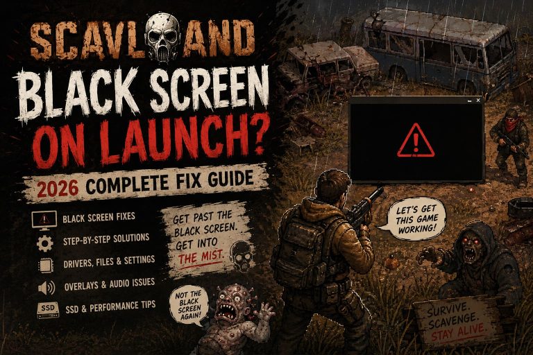 How to Fix Scavland Black Screen on Launch: 2026 Complete Troubleshooting Guide