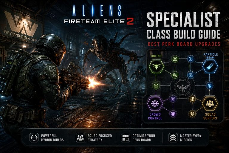 Aliens Fireteam Elite 2 Specialist Class Build Guide: Best Perk Board Upgrades