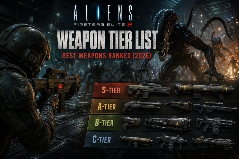 Aliens Fireteam Elite 2 Weapon Tier List: Best Weapons Ranked (2026) Aliens Fireteam Elite 2 Weapon Tier List: Best Weapons Ranked (2026)