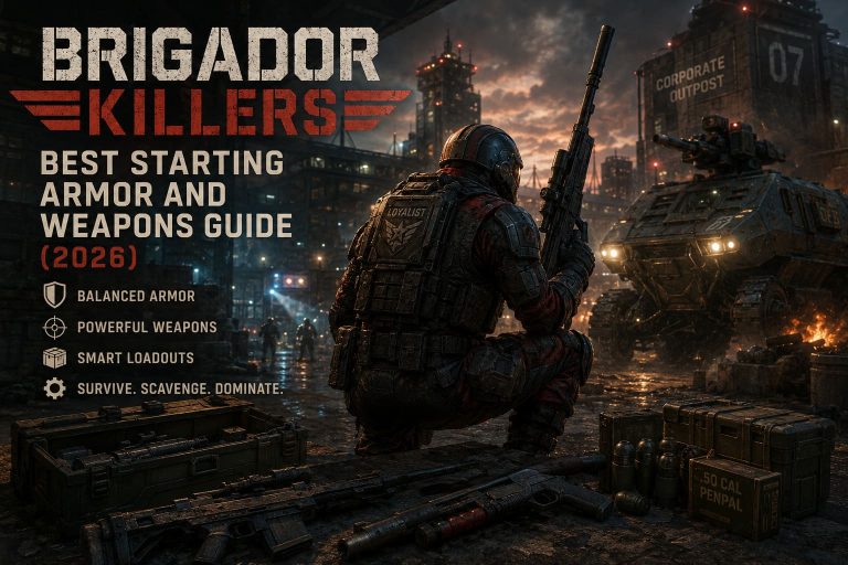 Brigador Killers Best Starting Armor and Weapons Guide (2026)