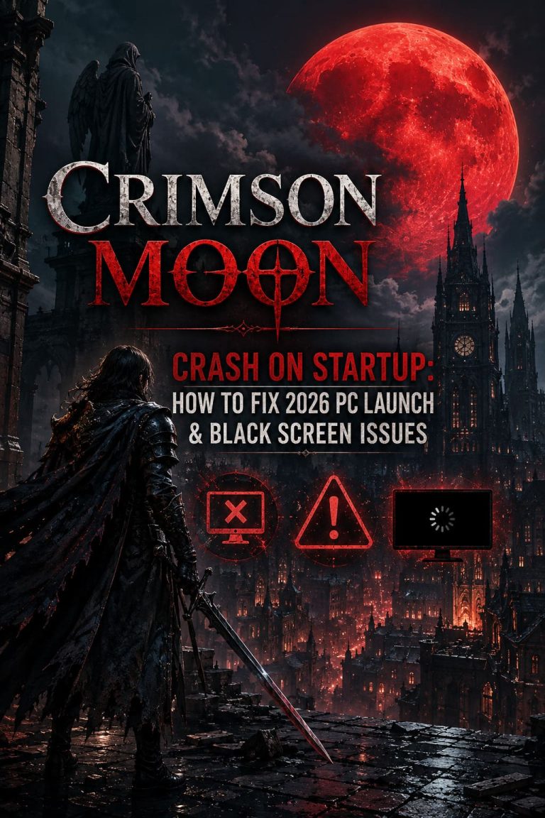 Crimson Moon Crash on Startup: How to Fix 2026 PC Launch & Black Screen Issues