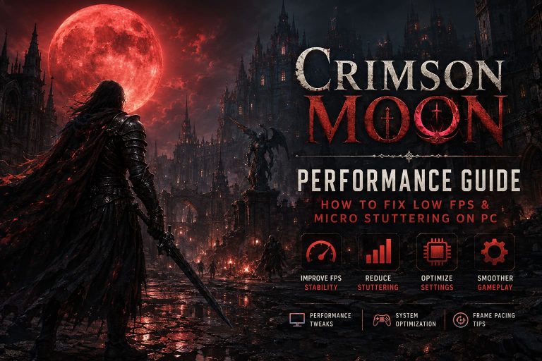 Crimson Moon Performance Guide: How to Fix Low FPS and Micro Stuttering on PC (2026 Guide)