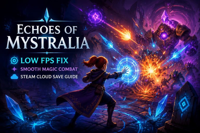 Echoes of Mystralia Low FPS Fix: Smooth Magic Combat & Steam Cloud Save Guide