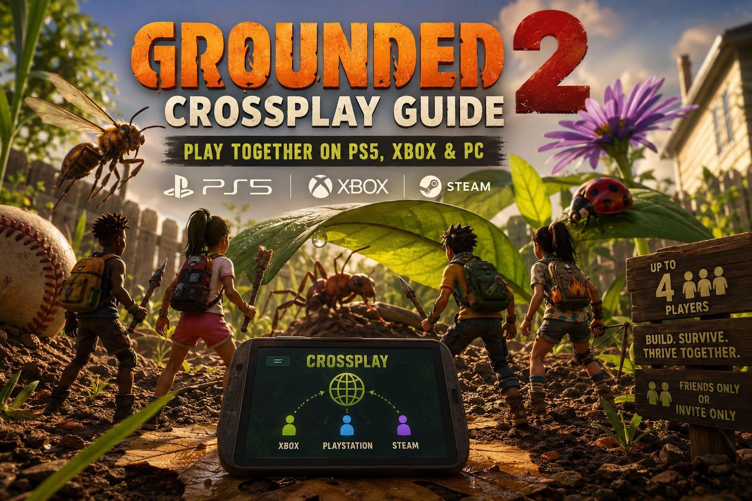 Process In Computer Sign Grounded 2 Crossplay Guide: How to Setup Multiplayer on PS5, Xbox, and ...