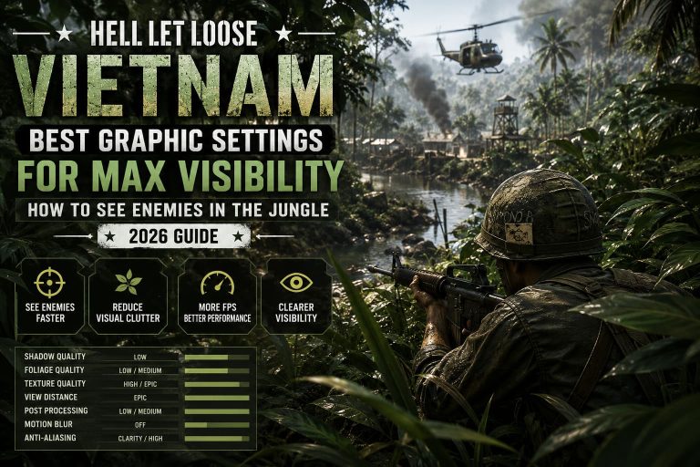 Hell Let Loose Vietnam Best Graphic Settings for Max Visibility: How to See Enemies in the Jungle (2026 Guide)