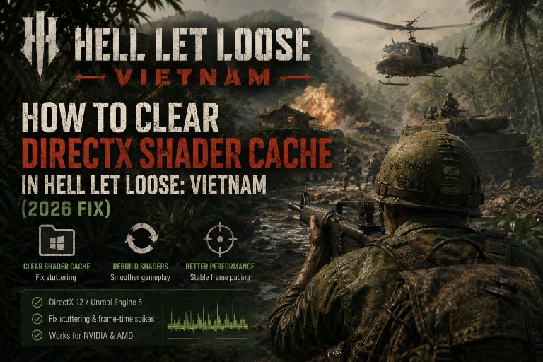 How to Clear DirectX Shader Cache in Hell Let Loose: Vietnam (2026 Fix)