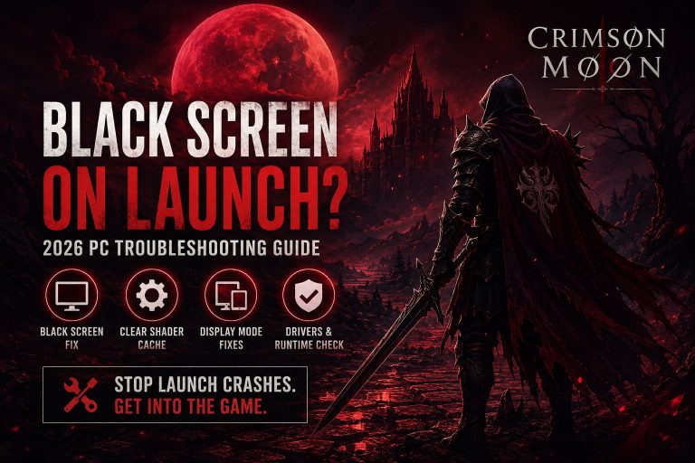 How to Fix Crimson Moon Black Screen on Launch: 2026 PC Troubleshooting Guide