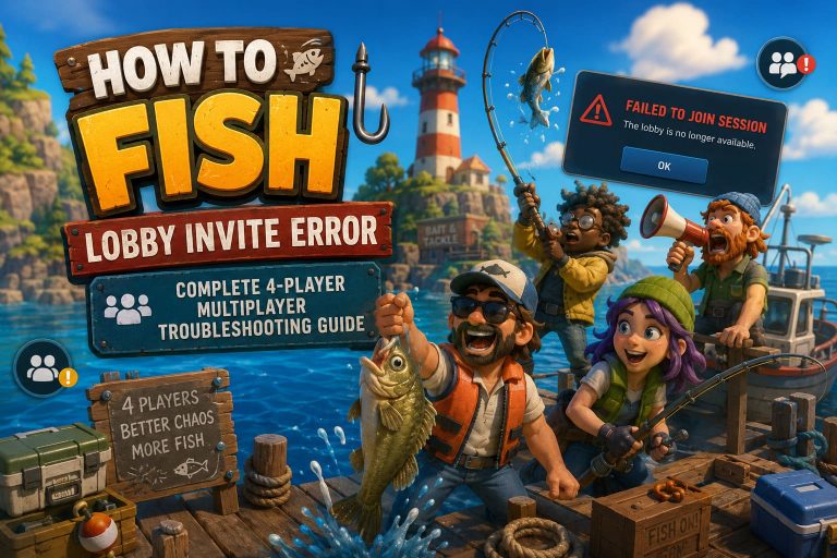 How to Fix How to Fish Lobby Invite Error: Complete 4-Player Multiplayer Troubleshooting Guide How to Fix How to Fish Lobby Invite Error: Complete 4-Player Multiplayer Troubleshooting Guide