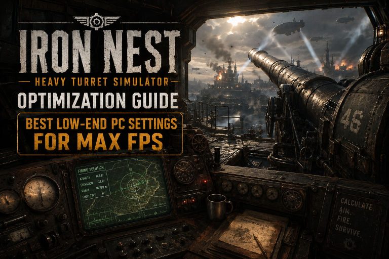 IRON NEST Heavy Turret Simulator Optimization Guide: Best Low-End PC Settings for Max FPS