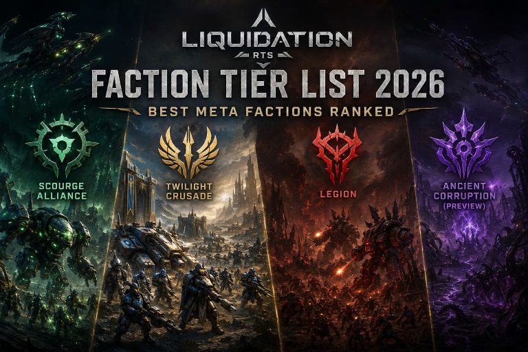 Liquidation RTS Faction Tier List 2026: Best Meta Factions Ranked