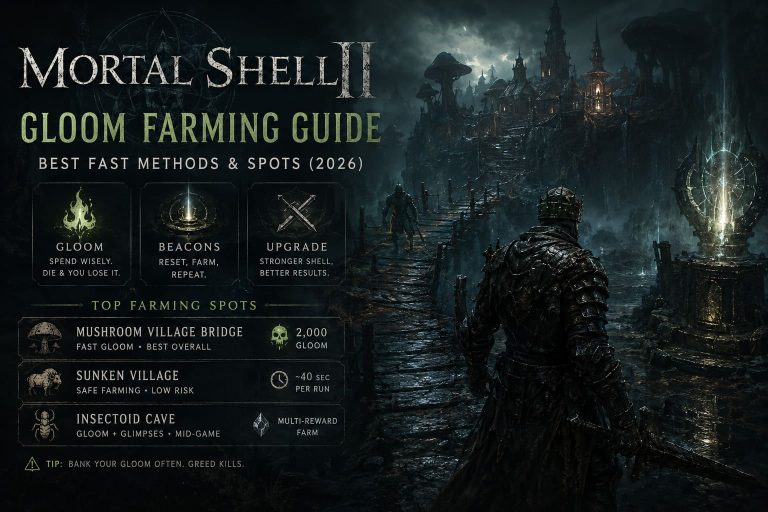 Mortal Shell 2 Gloom Farming Guide: Best Fast Methods and Spots (2026)