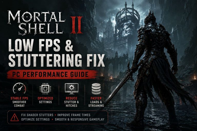 Mortal Shell 2 Low FPS & Stuttering Fix: PC Performance Guide