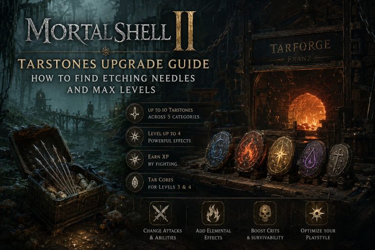 Mortal Shell 2 Tarstones Upgrade Guide: How to Find Etching Needles and Max Levels