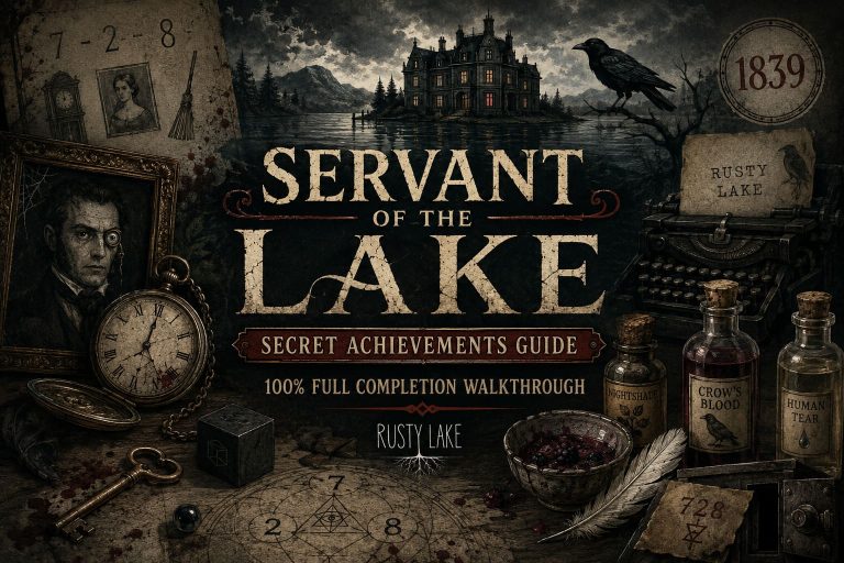 Servant of the Lake Secret Achievements Guide: 100% Full Completion Walkthrough Servant of the Lake Secret Achievements Guide: 100% Full Completion Walkthrough