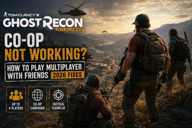 Tom Clancy’s Ghost Recon Wildlands Co-Op Not Working? How to Play Multiplayer with Friends (2026 Fixes)