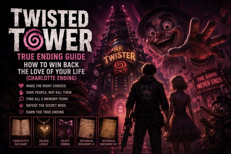 Twisted Tower True Ending Guide: How to Win Back the Love of Your Life (Charlotte Ending)