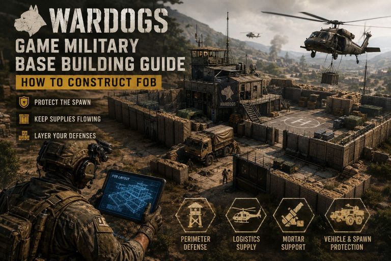 WARDOGS Game Military Base Building Guide: How to Construct FOB