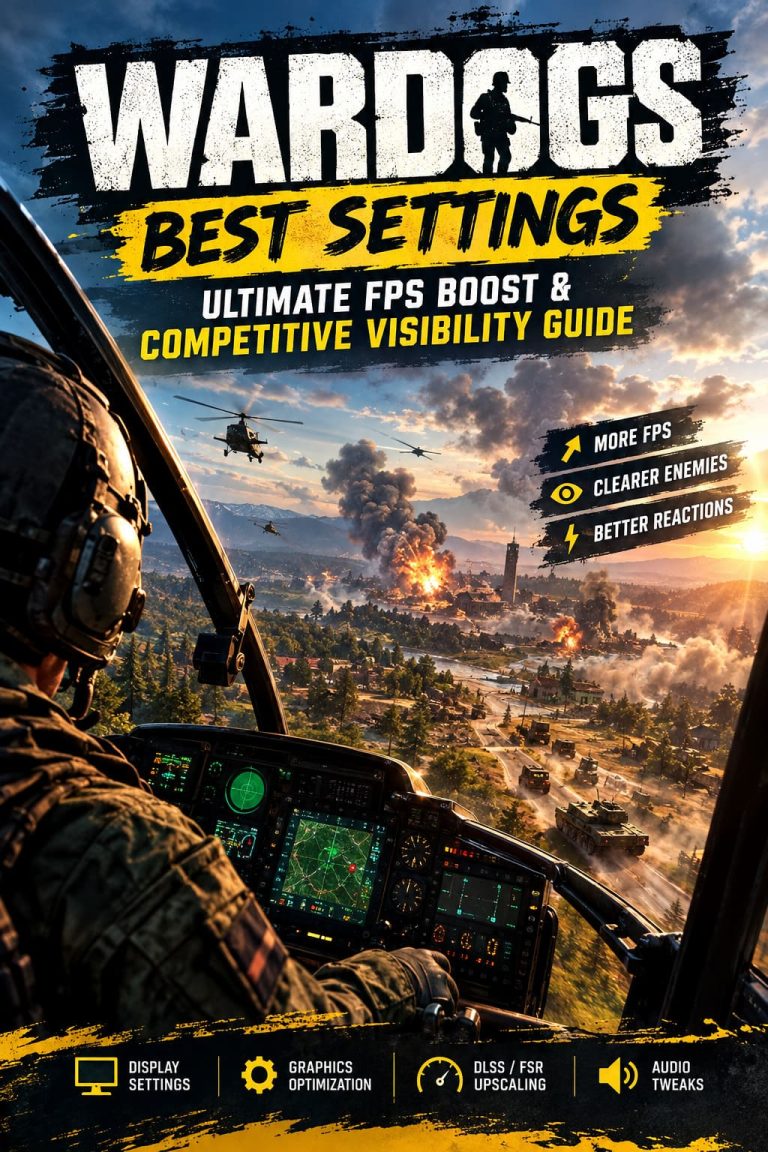 WARDOGS Best Settings: Ultimate FPS Boost & Competitive Visibility Guide