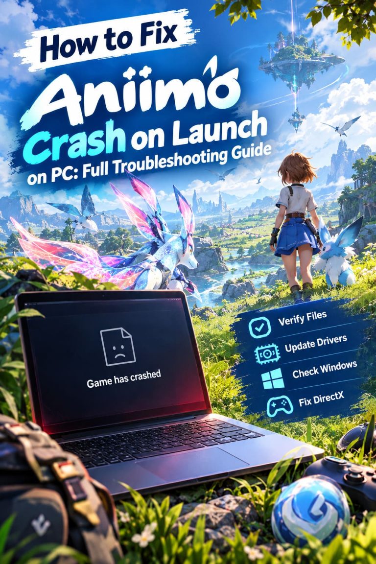 How to Fix Aniimo Crash on Launch on PC: Full Troubleshooting Guide